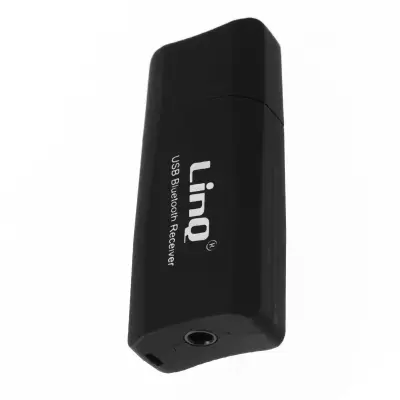 Bluetooth audio adapter USB / Jack 3.5mm Hands-free funkcija LinQ Crni