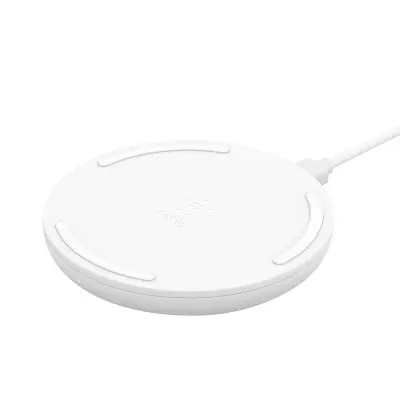 10 W bežični punjač, QI indukcijsko punjenje za pametne telefone, Belkin - bijela
