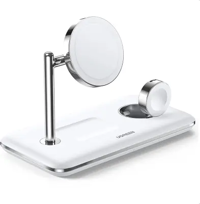 Ugreen MFI-certificirana 3-u-1 MagSafe 15W stanica za punjenje za iPhone, Apple Watch, AirPods