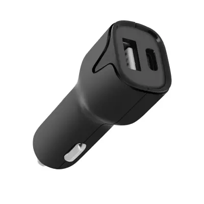 Punjač za auto 12 W, dvostruki USB i USB-C 2.4A
