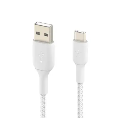 USB na USB-C MFi 18W tkani najlon 1m punjenje i sinkronizacija Belkin bijeli