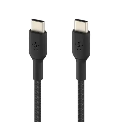 USB-C na USB-C 18W Power Delivery tkani najlon 1m Belkin crni