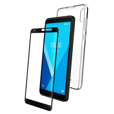 Zaštitni komplet 2-u-1 savitljiva maskica za Wiko Y51 i zaštita za zaslon