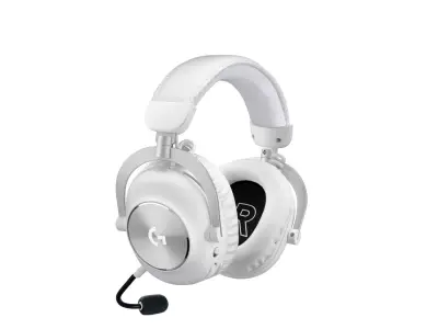 Slušalice Logitech G PRO X2 LIGHTSPEED, gaming, bežične, bijele