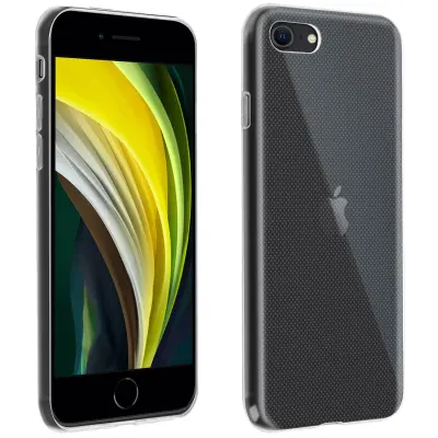 Stražnja prozirna maska + Kaljeno staklo iPhone SE 2022 / 2020 i 8 / 7