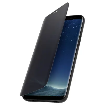 Flip Cover futrola ogledalo crna Samsung Galaxy S8 Plus - Stand funkcija
