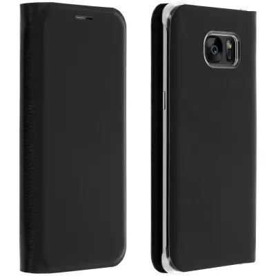 Futrola Galaxy S7 Edge ultra-tanka crna - utor za karticu