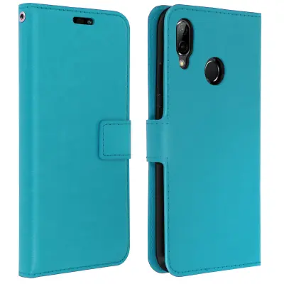 Futrola Huawei P20 Lite Folio novčanik preklop tirkizna funkcija stalka