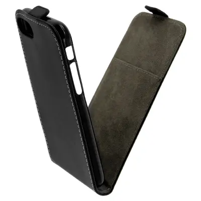 Torbica novčanik s vertikalnim preklopom iPhone SE 2022 / 2020 i 8 / 7 - crna