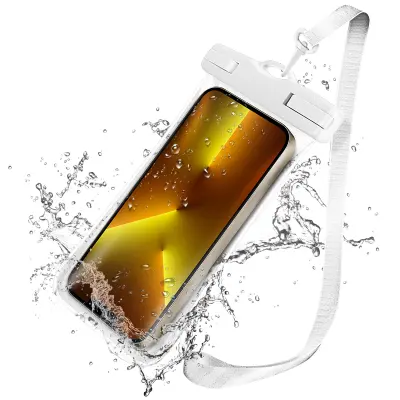 Vodootporna futrola za pametni telefon, univerzalna zaštita IPX8, osjetljiva na dodir, prozirna
