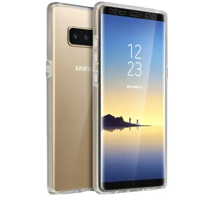 Maska Galaxy Note 8 Silikon + Polikarbonatna leđa - Prozirna