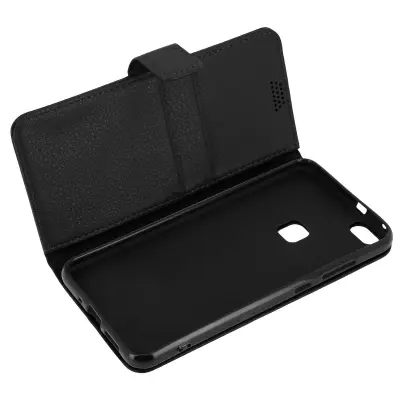 Futrola Huawei P10 Lite s unutarnjom silikonskom maskom po mjeri - crna