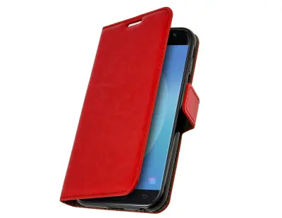 Futrola Galaxy J3 2017 Folio novčanik crvena funkcija stalka