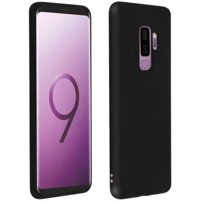Navlaka Samsung Galaxy S9+ Zaštita Silikonski Gel Mekan Anti-ogrebotine Crna Mat