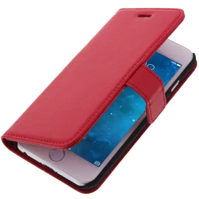 Folio novčanik futrola za Apple iPhone 6 - preklopna futrola stalka crvena