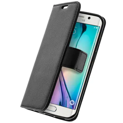 Folio futrola novčanik za Samsung Galaxy S6 Edge - crna