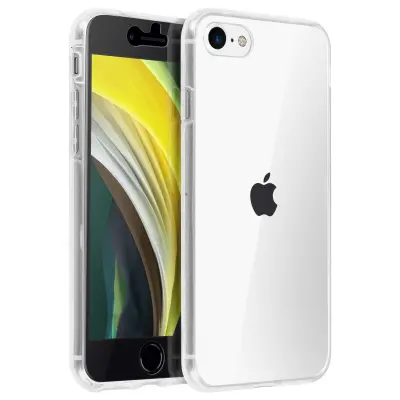 Maska iPhone SE 2022/2020 i 8/7 meka stražnja dodirna prednja prozirna