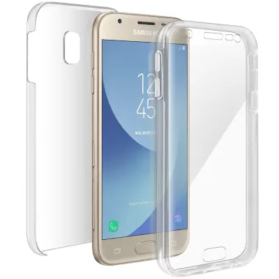 Maska Galaxy J3 2017 Potpuna zaštita Prednja + Stražnja Ultra-prozirna