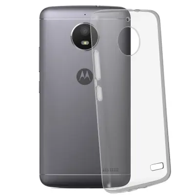Maska Motorola Moto E4 meka silikonski gel ojačani kutovi - prozirna