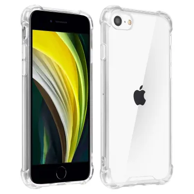 Navlaka Mekana Ojačana Transparentna iPhone SE 2022 / 2020 i 8 / 7 otporna na udarce
