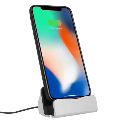 Priključna Stanica iPhone Punjenje i Sinkronizacija Lightning Konektor - Srebrna
