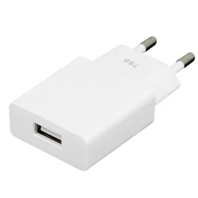 Univerzalni USB zidni punjač 2.1A + USB tip c kabel Punjenje & Sinkronizacija Bijeli