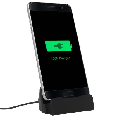 Priključna Stanica Smartphone Punjenje i Sinkronizacija Micro-USB Konektor - Crna