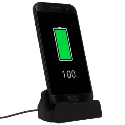Priključna Stanica Smartphone Punjenje i Sinkronizacija USB Type C Konektor - Crna