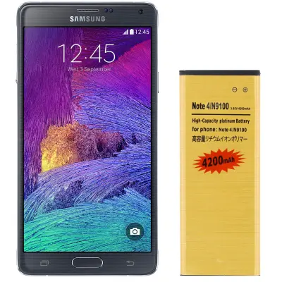 Baterija visokog kapaciteta 4200 mAh za Samsung Galaxy Note 4 Zlatna