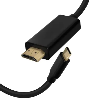 USB-C na HDMI univerzalni video adapter kabel 2m - crni