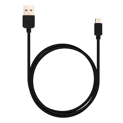 USB tip C na USB kabel crni 1m - punjenje i sinkronizacija