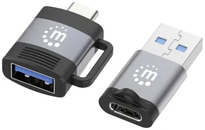 Manhattan adapter set:USB-C/USB-A&USB-A/USB-C