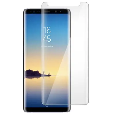 Zaštitna Folija Galaxy Note 8 Zaštita Kaljeno Staklo Rubovi Zakrivljeni Obrubi Transparentni