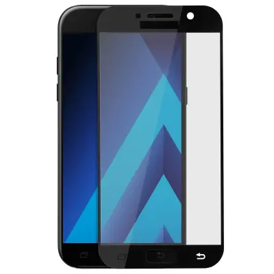 Zaštitna Folija Galaxy A5 2017 Kaljeno Staklo Ultra-otporno Tvrdoća 9H Obrub Crni