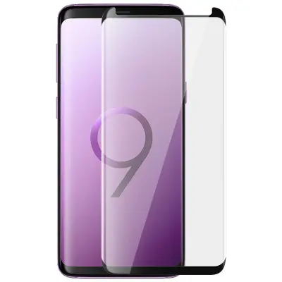 Zaštitna Folija Galaxy S9 Kaljeno Staklo Zaštita Ekrana Neraskidiva Anti-ogrebotine - Rub Crni