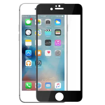 Zaštitna Folija iPhone 6 / 6S Zaštita Ekrana Kaljeno Staklo Obrub Bijeli
