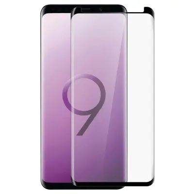 Zaštitna Folija Galaxy S9 Kaljeno Staklo 9H Zakrivljeno 5D Full Cover Zaštita Obrubi Crni