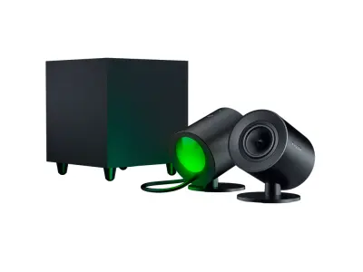 Razer Nommo V2 - Full-Range 2.1 PC Gaming Speakers with Wired Subwoofer