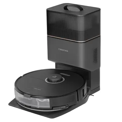 Roborock S8+ robotski usisavač s bazom za samostalno pražnjenje, crna