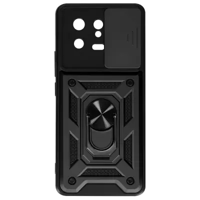 Maska za Xiaomi 13 zaštita kamere prsten stalak crna