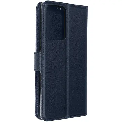Futrola za Xiaomi 13 Lite, prava koža, držač kartica, stalak, ponoćno plava
