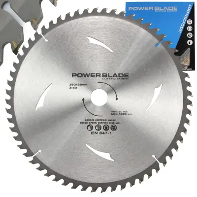 WIDIA rezna ploča za drvo - list pile 60 zuba 350x32mm