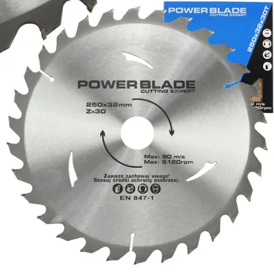 WIDIA rezna ploča za drvo - list pile 30 zuba 250x32,0mm