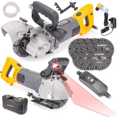 Rezač žljebova za vodene zidove od 3000 W sa laserom od 133 mm