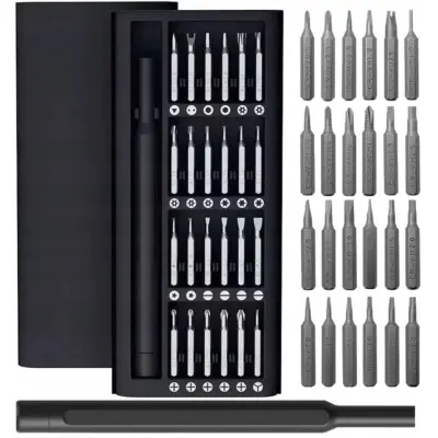 Set magnetnih preciznih odvijača 25 komada u modernoj kutiji S-2