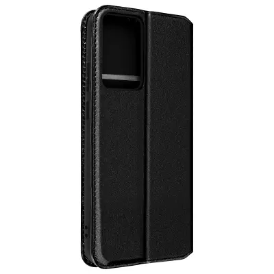 Futrola za Xiaomi 13 Lite, magnetski preklop, držač kartica, stalak za video, crna