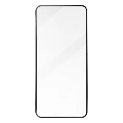 Kaljeno Staklo za Samsung S23 Crni Obrub Adhezivni Skošen Anti-eksplozija
