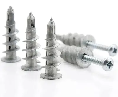 5x Metalni umetak za gips ploče - vijak s vijkom 32mm