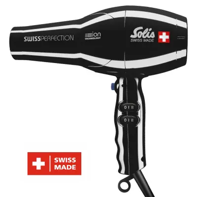 Solis Swiss Perfection Black sušilo za kosu