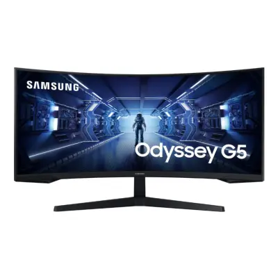 Monitor 34" Samsung Odyssey G55T, LC34G55TWWPXEN, VA, UWQHD, 165Hz, zakrivljen